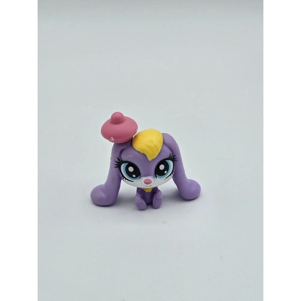 LITTLEST PET SHOP PURPLE BUNNY RABBIT‎ FIGURINE COLLECTIBLE LPS
